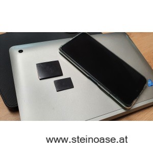Laptop/ Handy Plättchen Schungit 20x30mm